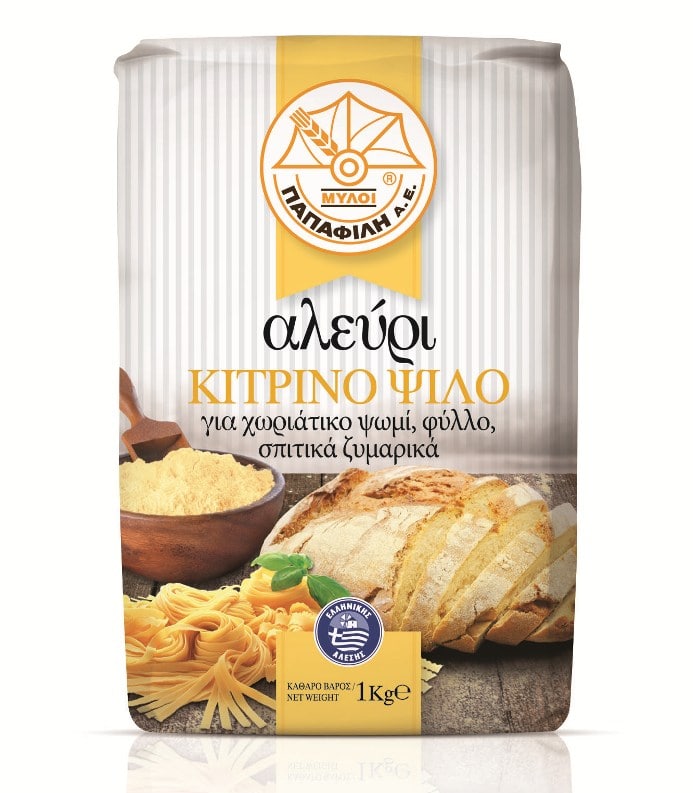 ΑΛΕΥΡΙ ΚΙΤΡΙΝΟ ΨΙΛΟ ΜΥΛΟΙ ΠΑΠΑΦΙΛΗ